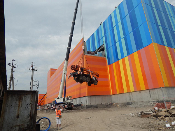 Строительство ТРЦ «Планета»